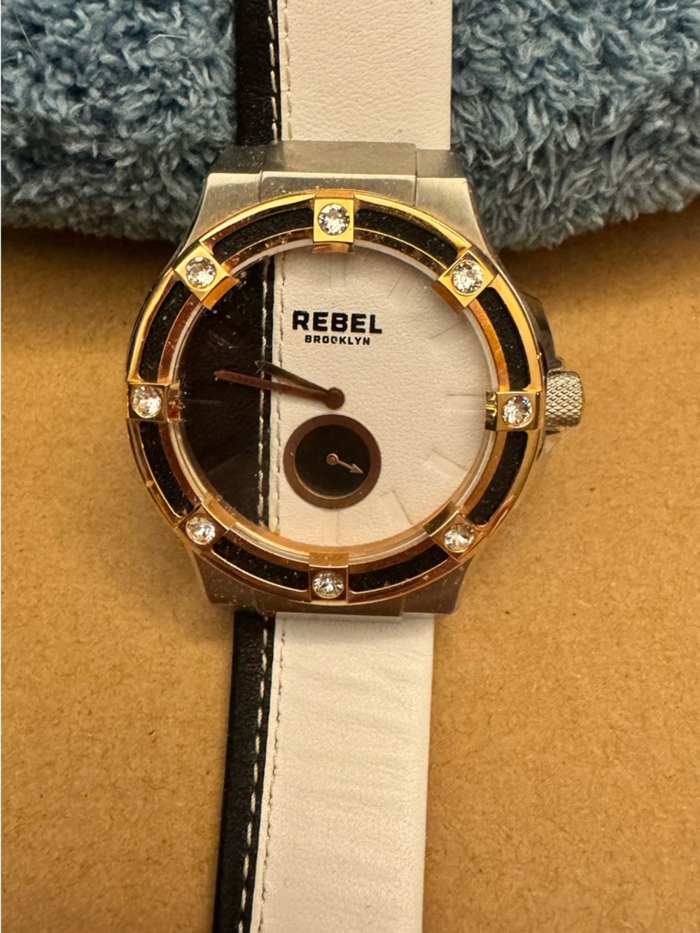 Rebel Brooklyn Flatbush Black/White Dial Women's Watch
